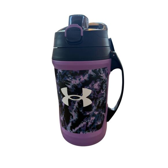 Under Armour Purple Dyed Map Playmaker Jug 64 oz. Water Bottle - Picture 3 of 9